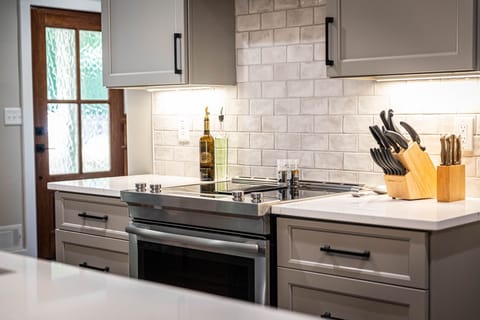 All stainless steel appliances available for any of your cooking needs.