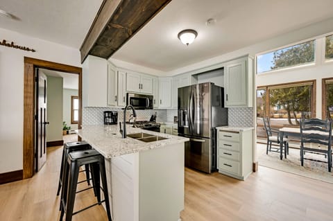 Fully stocked kitchen