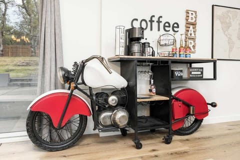 The coolest motorcycle coffee bar! 