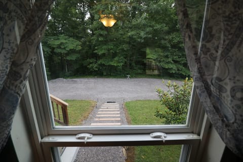 Rear view from living room window