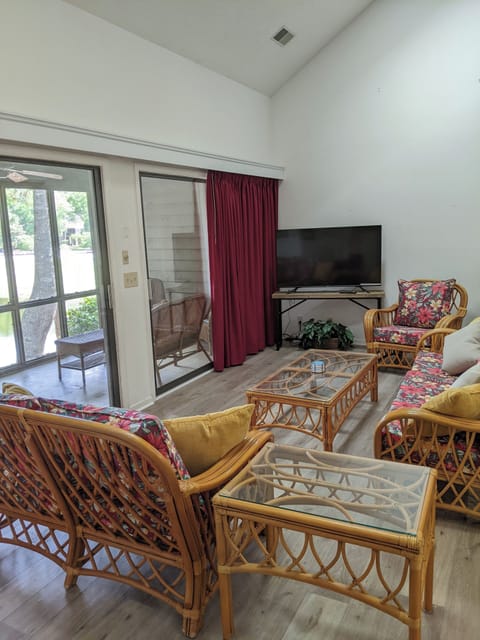 Living room (with new couches!)