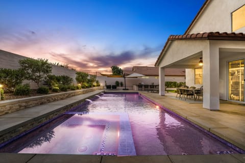Pool view at dusk... 