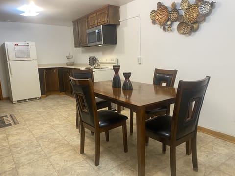 Dinning room table and kitchen 
