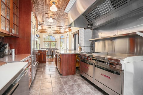 Professional kitchen - a second fridge is provided