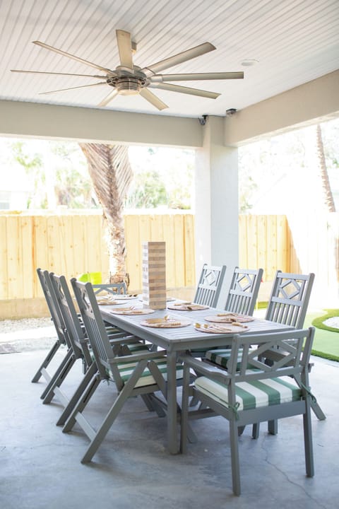 Dining Table on the Back Patio