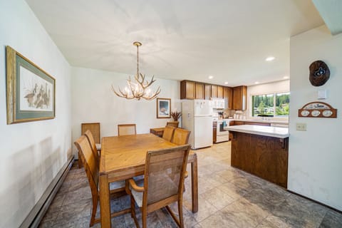 Dining room steps from the kitchen