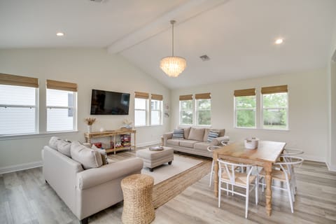 Waveland Vacation Rental | 4BR | 2BA | 1,700 Sq Ft | Stairs Required