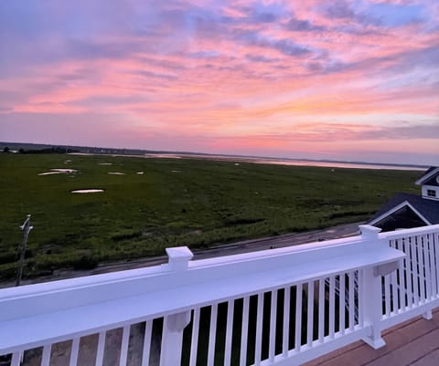Sunset View over the Marsh and River