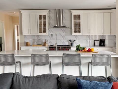 kitchen & island upstairs