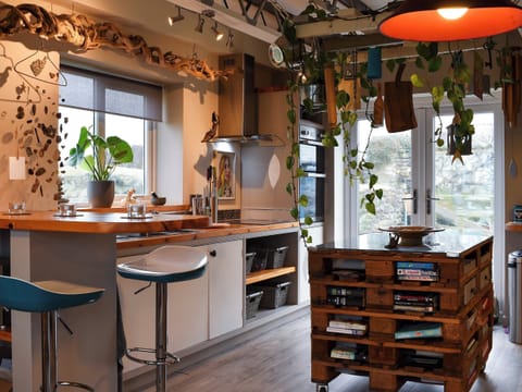 Kitchen | The Yard Beach Retreat - The Yard Cottages, Aberdesach, near Caernarfon