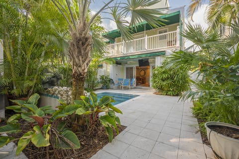 Private backyard and pool.