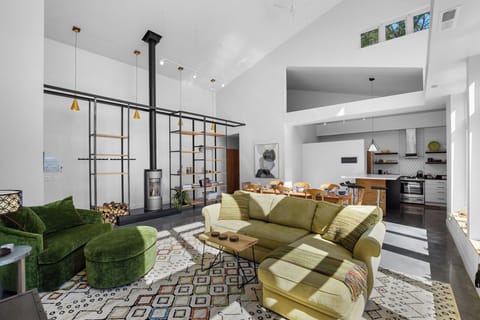 Living Room, Dining Room and Kitchen seamlessly connect.