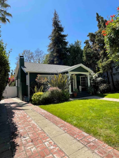 Two cars fit comfortably in the driveway 