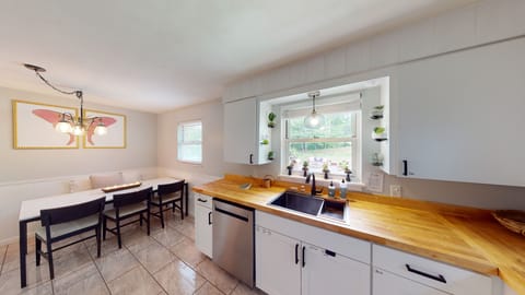 All essential appliances are included plus plenty of counter space