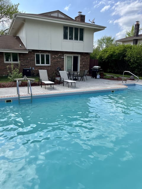 Patio is summer ready for chilling by the pool! 