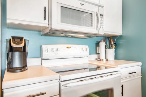 Well stocked kitchen for meals in