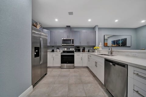 Large fully stocked kitchen