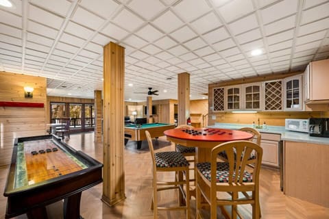 The game room offers a little bit of something for everyone.