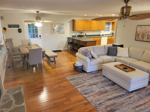 Main Living Area-75" TV not shown