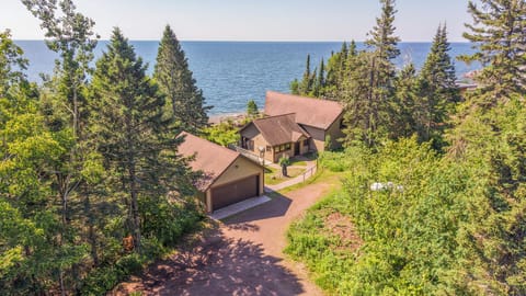 This large vacation rental home offers a spacious retreat from the hustle and bustle of daily life.