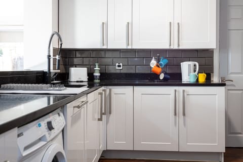 Open Plan Kitchen, Dining and Lounge.