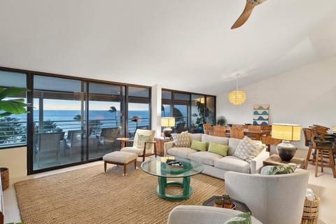Ocean views from living area and lanai