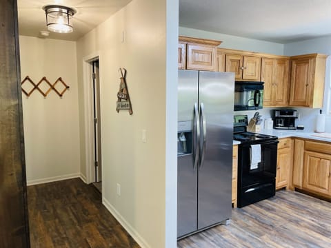 New Stainless Steel Fridge with indoor Ice & Water!
