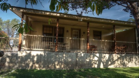 Front exterior view of cabin