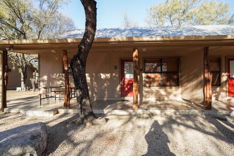 Front exterior view of cabin