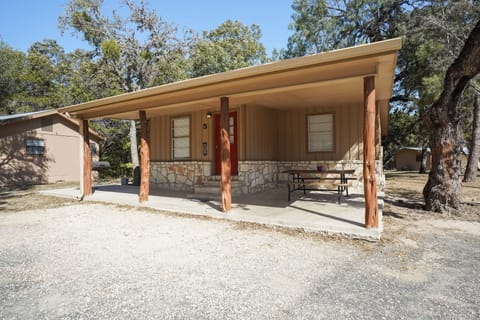 Front exterior view of cabin