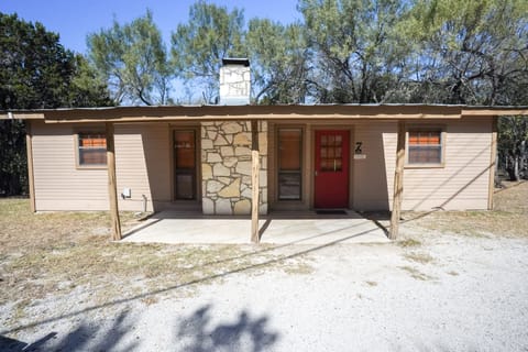 Front exterior view of cabin
