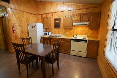 Dining + kitchen view