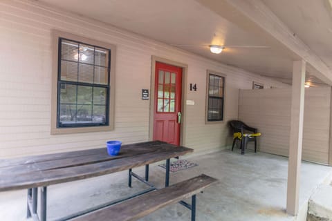 Porch view with seating area