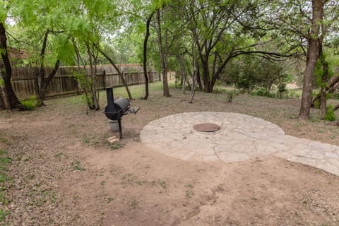 Outside fire pit area