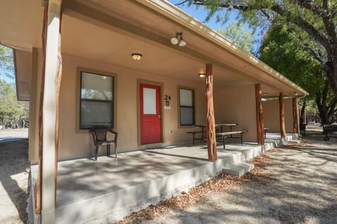 Front exterior view of cabin