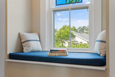 Cozy up in the reading nook located on the 2nd story landing.