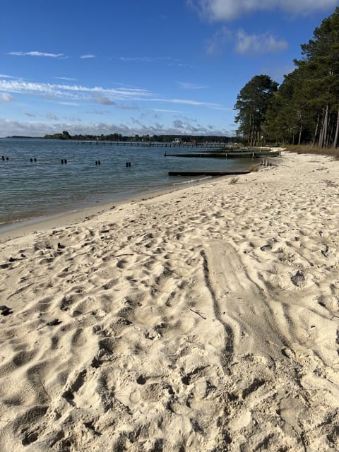 The true gem of our property- 250 feet of private sand beach