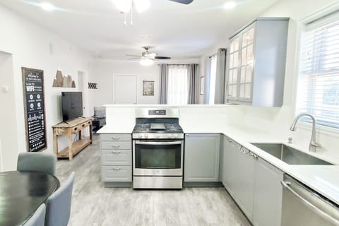 Spacious kitchen with all the amenities you need for cooking your own meals.