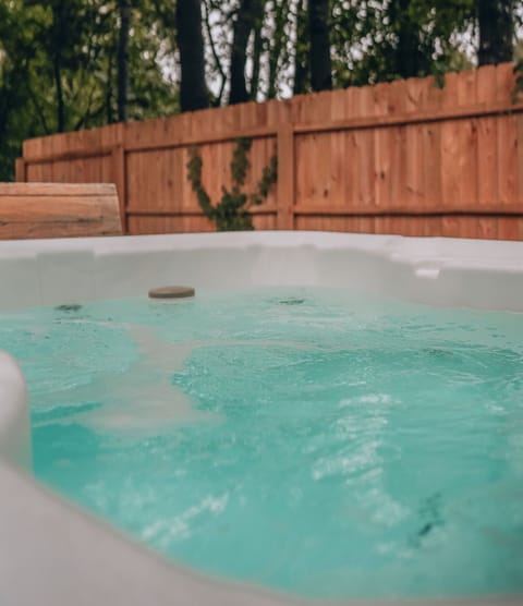 Relax & unwind! You will find the secluded hot tub right off of the living room for extremely convenient access. The hot tub is available for use year-round. Enjoy!