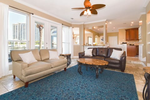 Sun N' Sea Sanctuary - Open Living Area off Kitchen