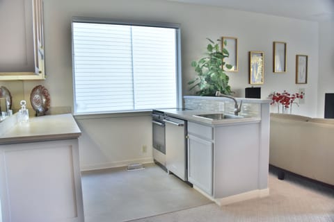 The kitchen provides almost everything for your sample  cooking needs