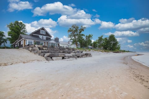 Beautiful sweeping beach front
