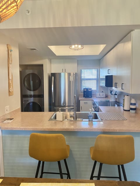 Spacious kitchen with brand new stainless steel appliances