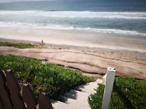 Private access to beach