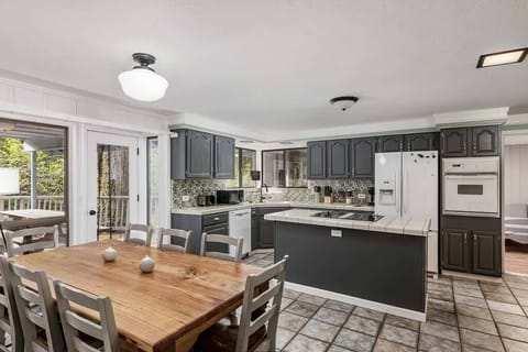 Kitchen and dining room