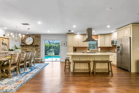 Open Concept Kitchen and Dining