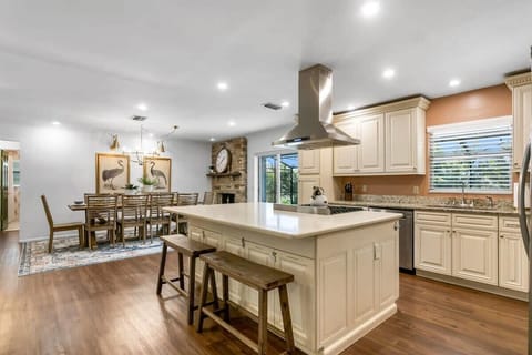 Kitchen looking into Dining Room