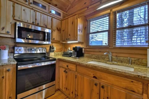Fully stocked kitchen