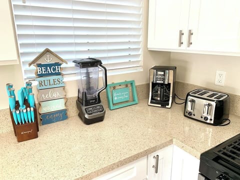 Front: Kitchen is well stocked!