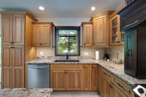 You'll love this kitchen!  cook and look out window to lake!